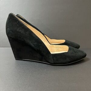 INC International Concepts Suede Pumps Women's 8.5 Black